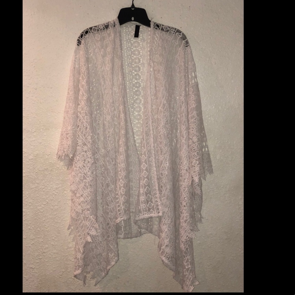 Plus Lane Bryant - one size - white lace